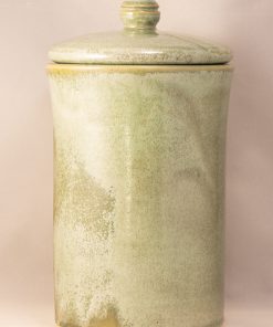 Grön kruka med lock